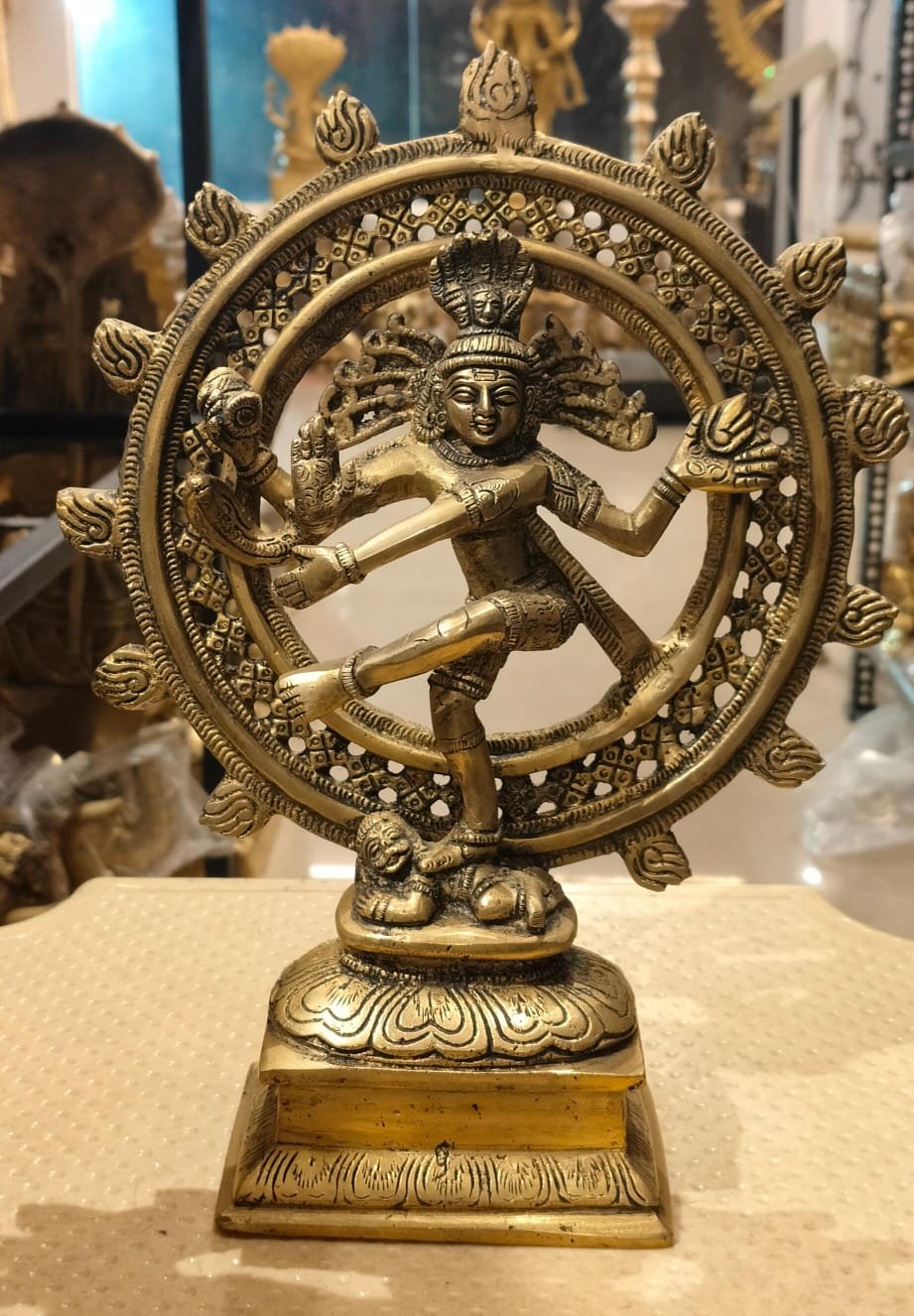 Dancing Shiva Nataraja Brass Statue