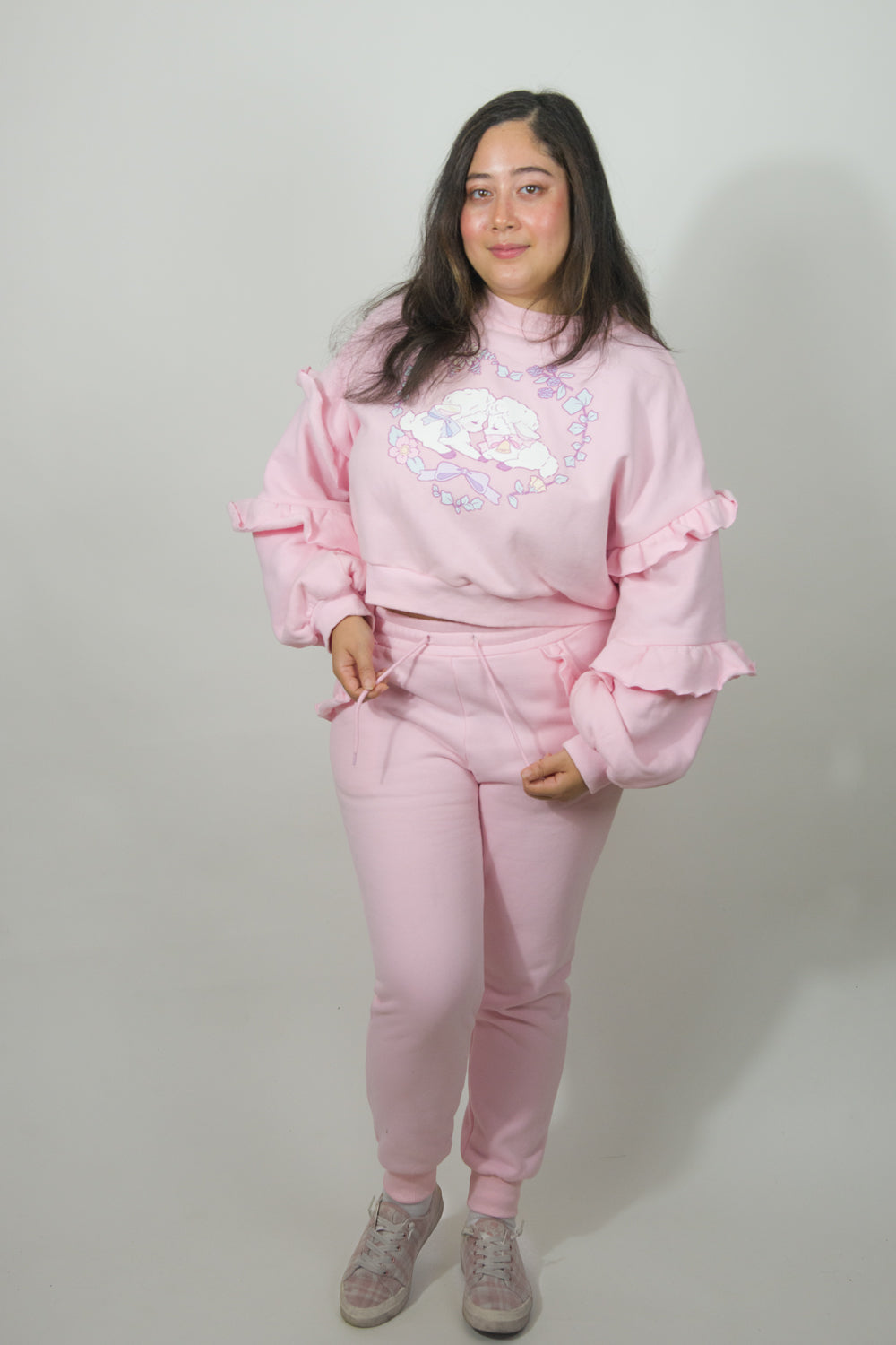 Pink Heart Pocket Joggers