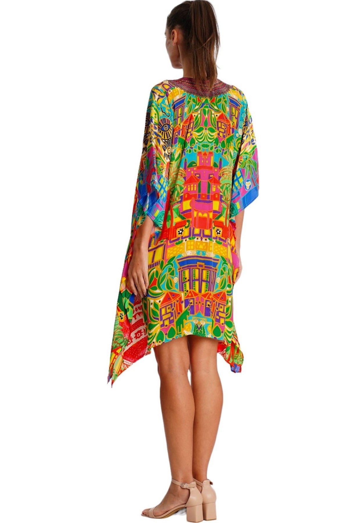 Luxury Resort Kaftan Dress | Wholesale Pack of 4