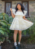 Yellow Rose Garden Party Dress
