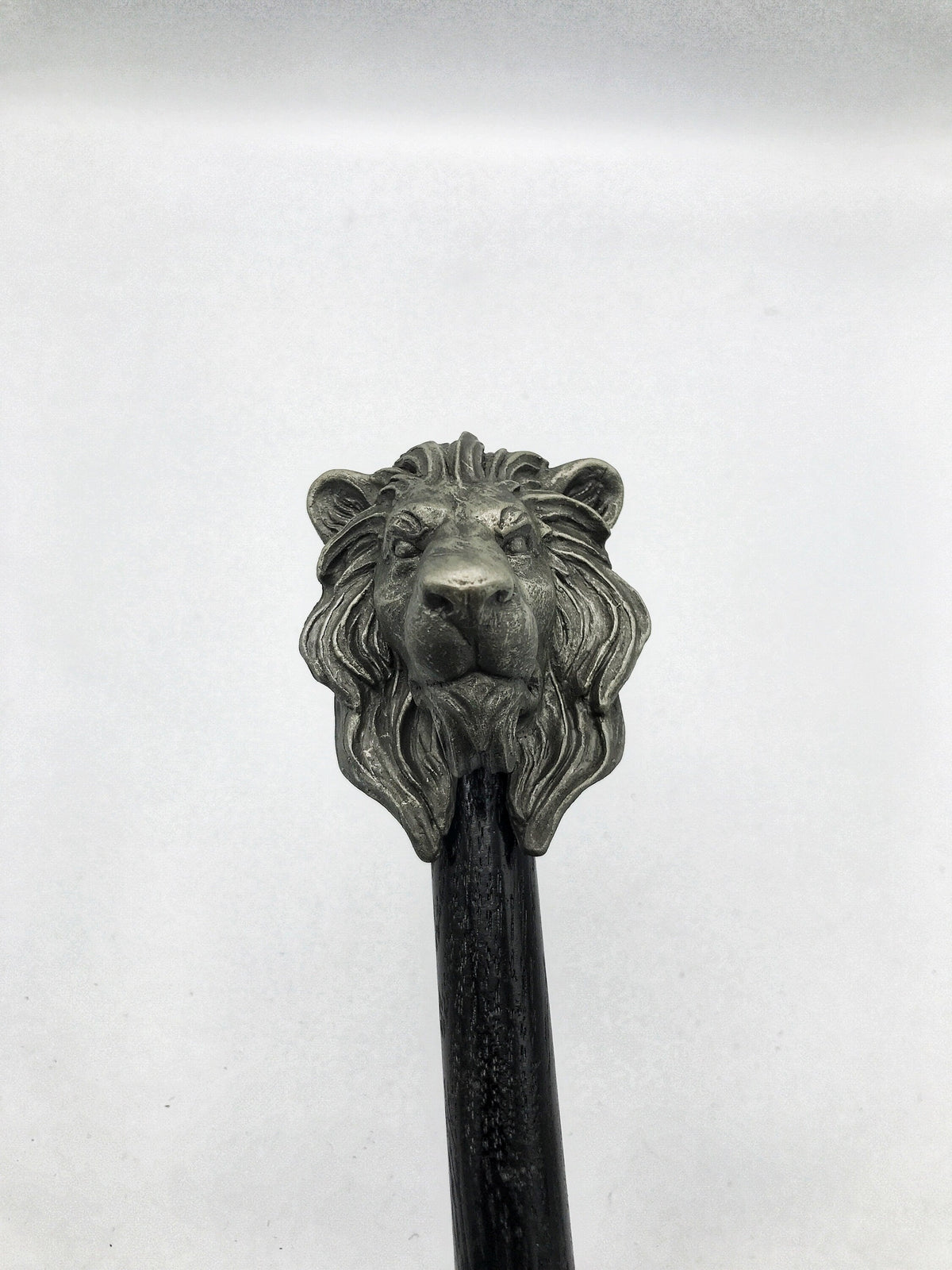 Lion Cane, Hand Sculpted Walking Stick | Medieval Gothic Cane | Fantasy Cosplay Lion Head Cane, Gothic Accessory