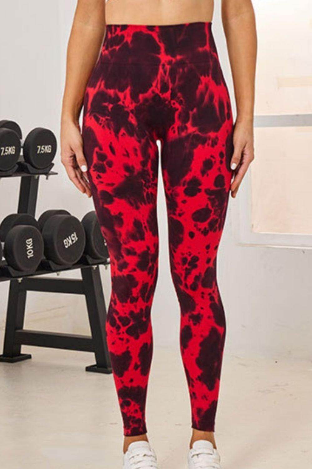 Tie-Dye High Waist Active Leggings for Comfortable Fitness Multiple colors!