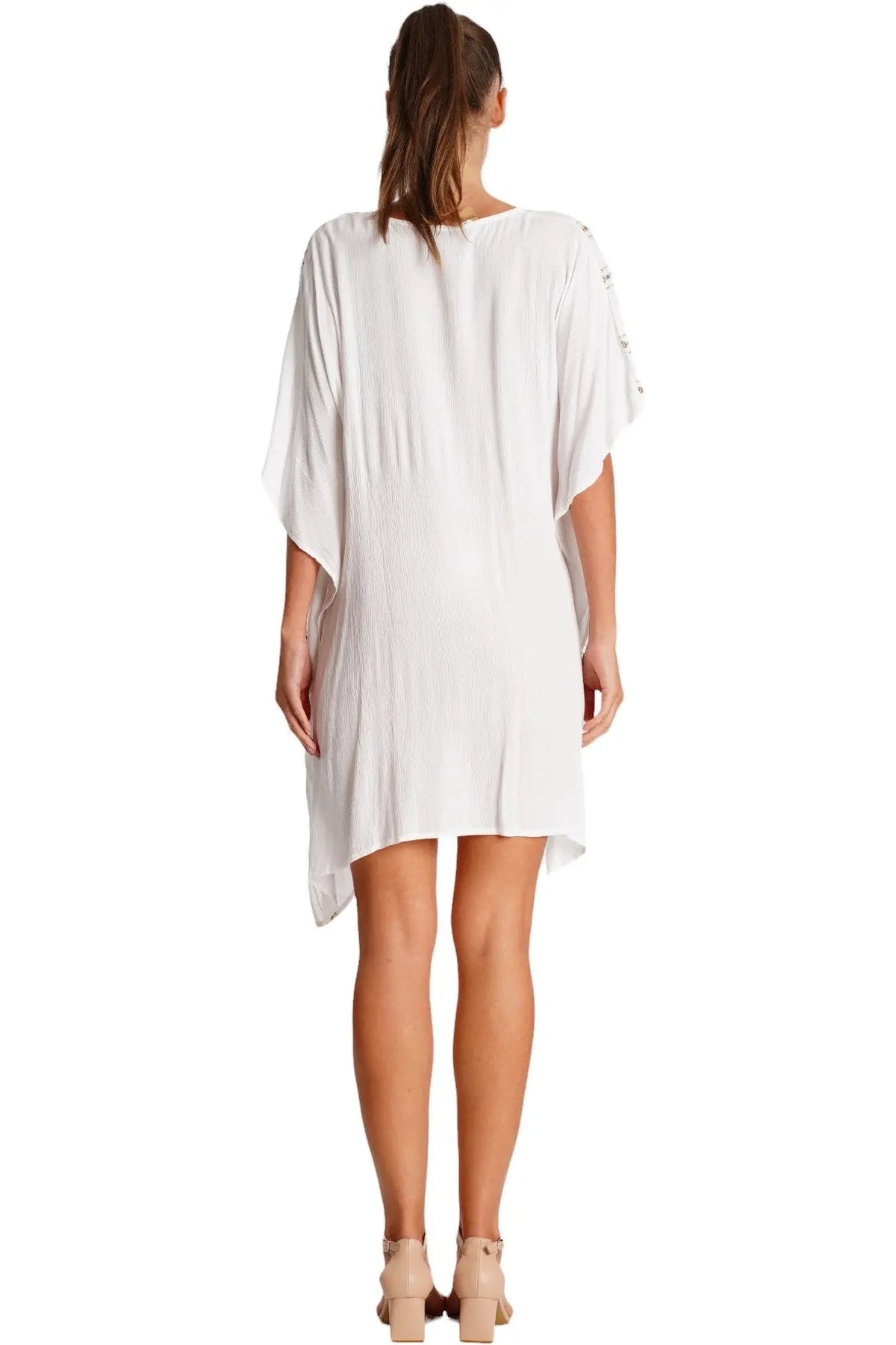 White Caftan Cover Up