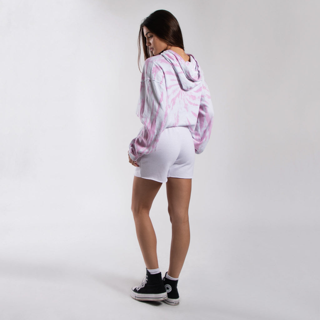 On Sale! SUPPLIES ARE ALMOST GONE! Women's Cropped Tie Dye Hoodie