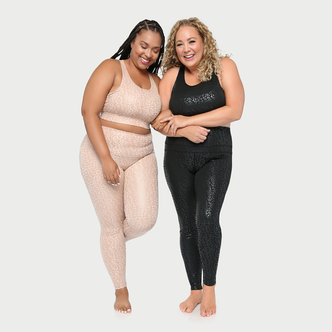 Metallic Cheetah Active Legging