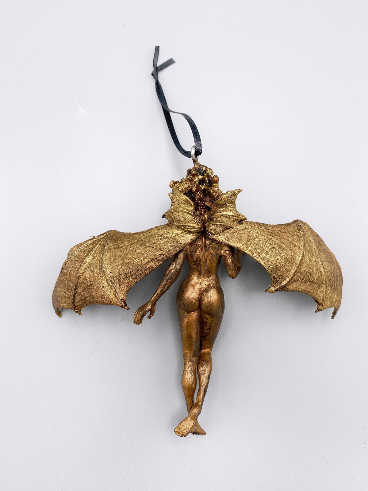 Lilith Ornament, Hand Painted Resin Sculpture | Mythic Goddess Figurine |Myths and Legends Character Ornament for Gothic Home Decor