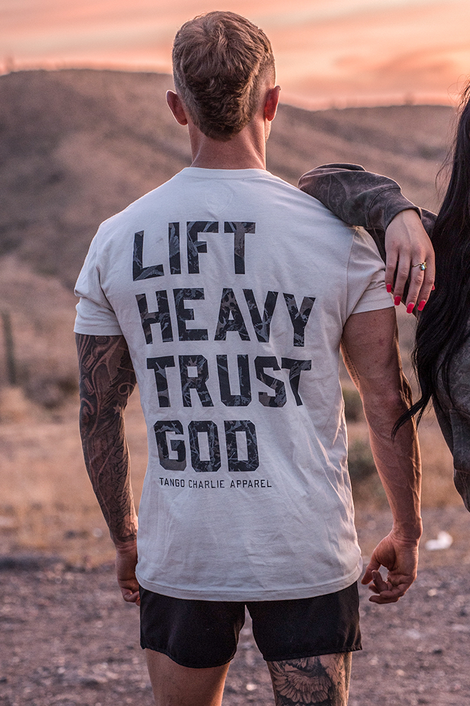 Lift Heavy. Trust God. - Tee MENS