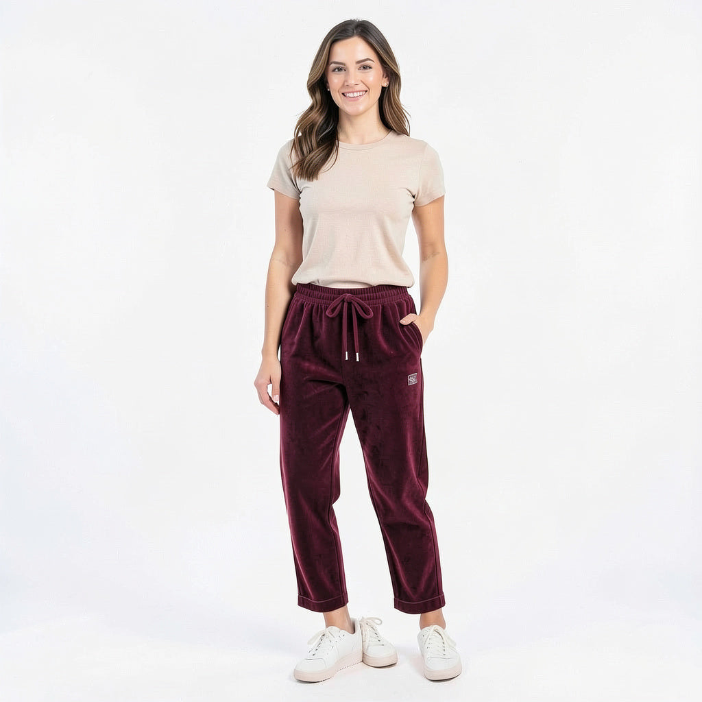 Pj Salvage Velour Vanity Pajama Pants, Size XL