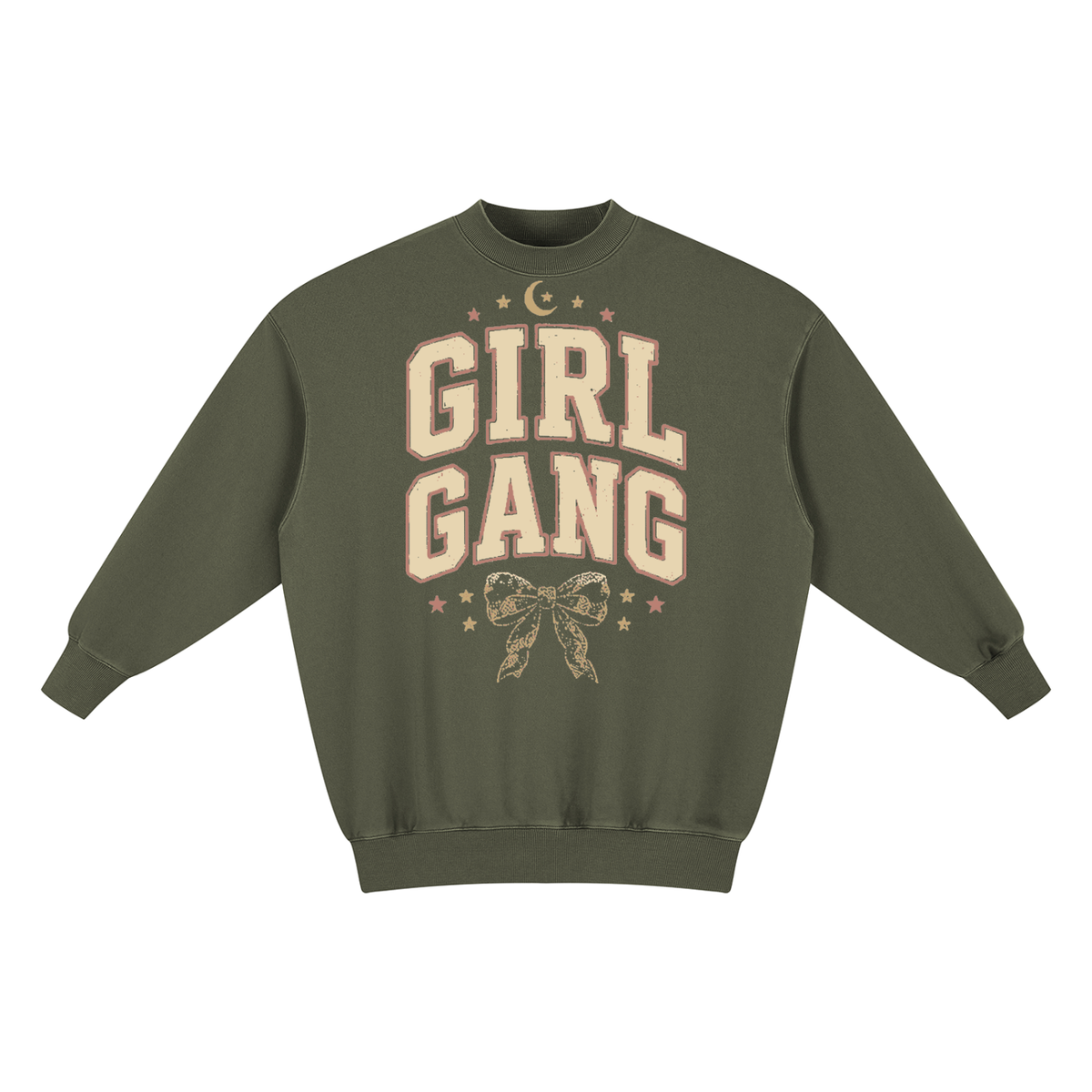 Girl Gang The Goddess In You Mythos Collection Women's Vintage Wash Pullover Dress oversized Tshirt Sweater Dress