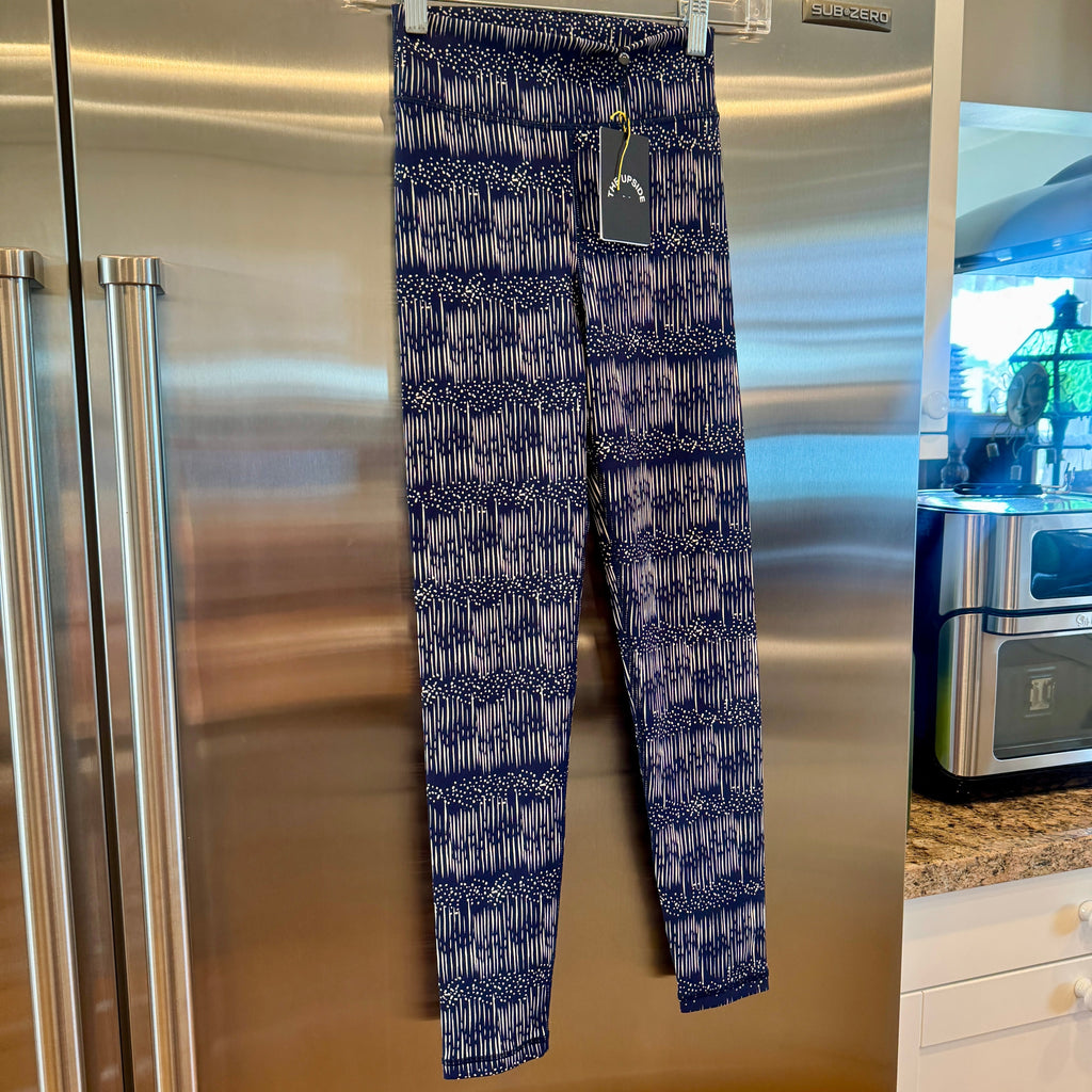 The Upside Yukimi Leggings in Blue , Ribbed Yoga Pants