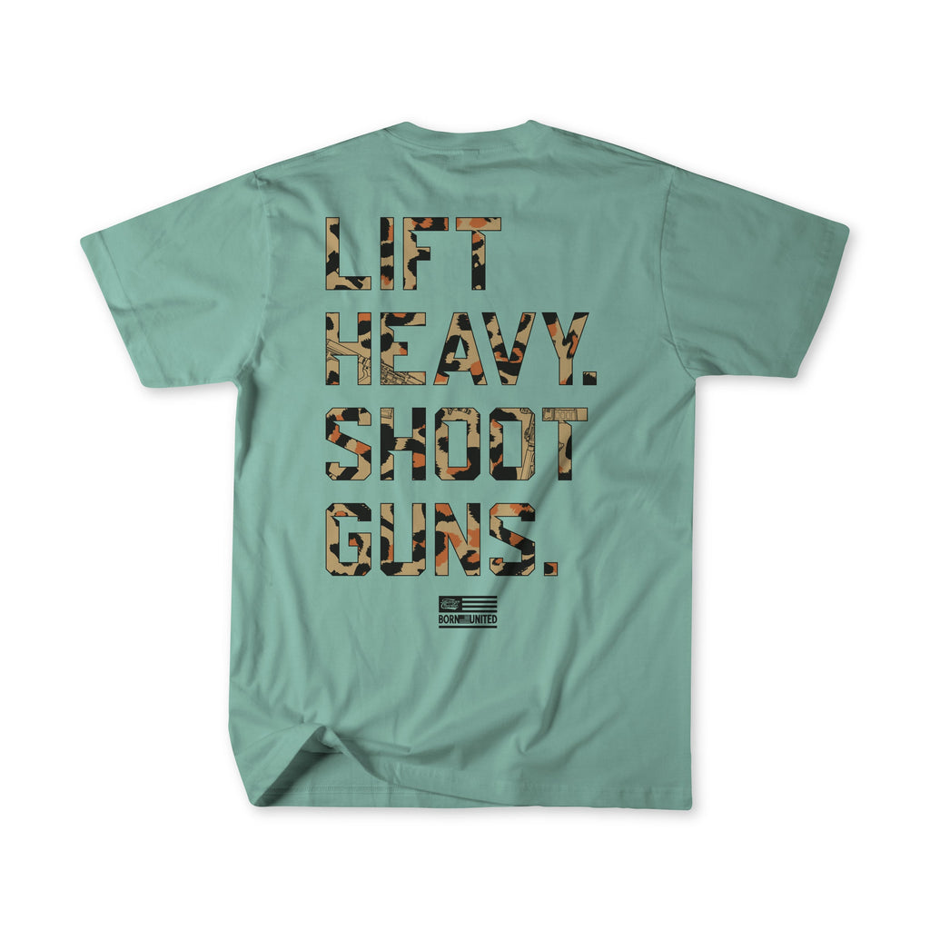 Loaded Leopard LHSG - Seafoam Green Tee MENS UNISEX