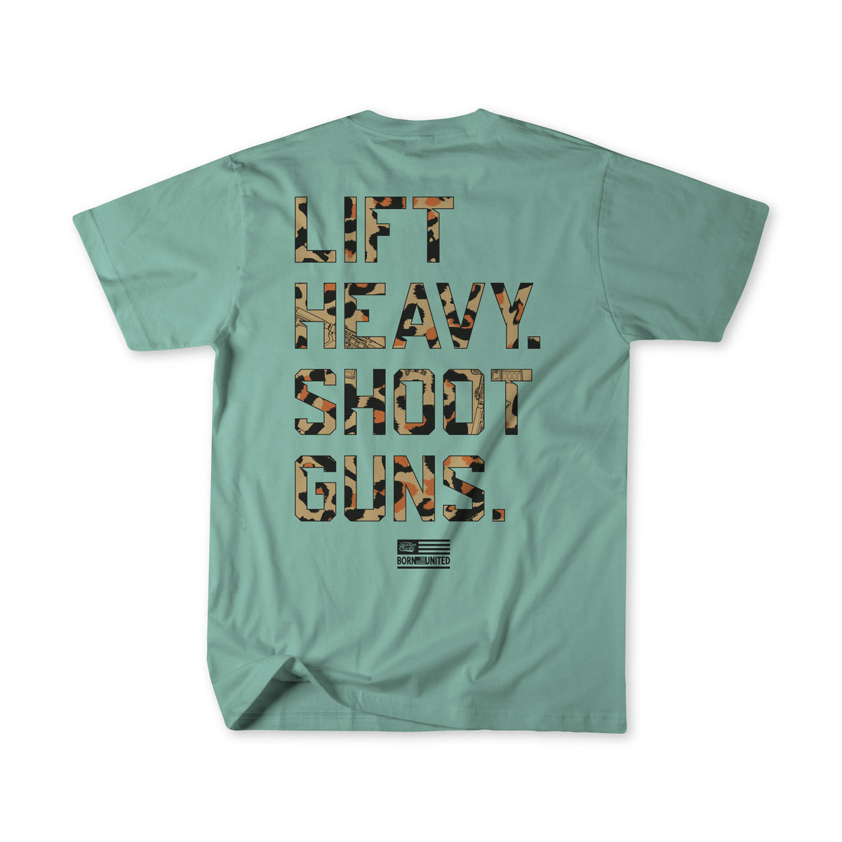 Loaded Leopard LHSG - Seafoam Green Tee MENS UNISEX