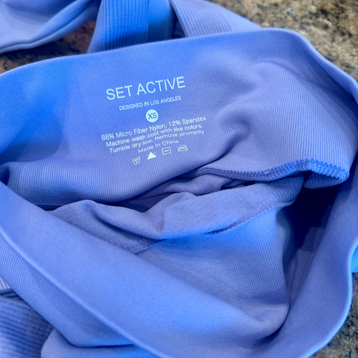 SET Active Matching Set in Lilac Purple - Sculptflex Power Angle Bra and Power Leggings in Lily