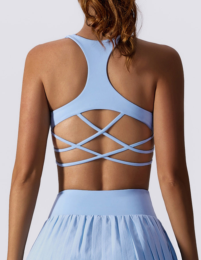 Strappy Back Sports Bra