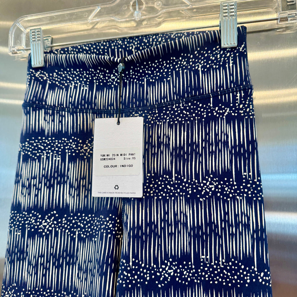 The Upside Yukimi Leggings in Blue , Ribbed Yoga Pants