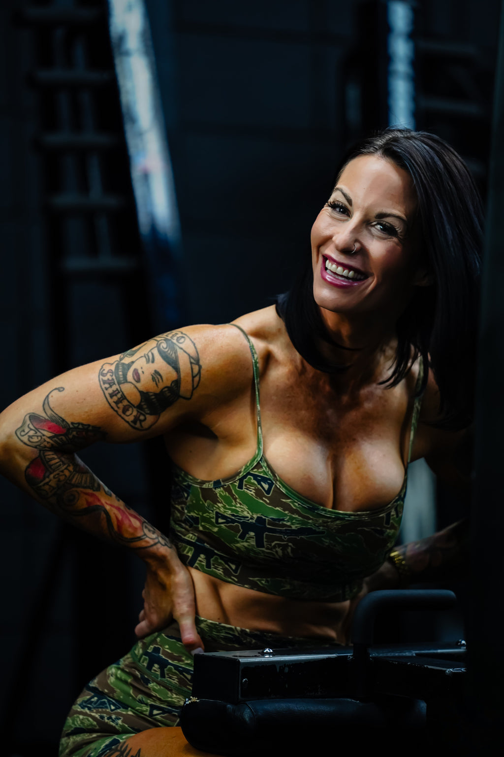 Snipes & Stripes-Straight Strap Sports Bra |