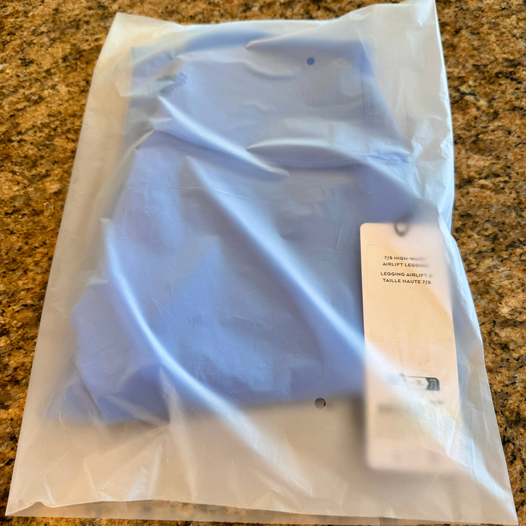 Alo 7/8 Airlift High Waist Legging - Crystal Clear Blue