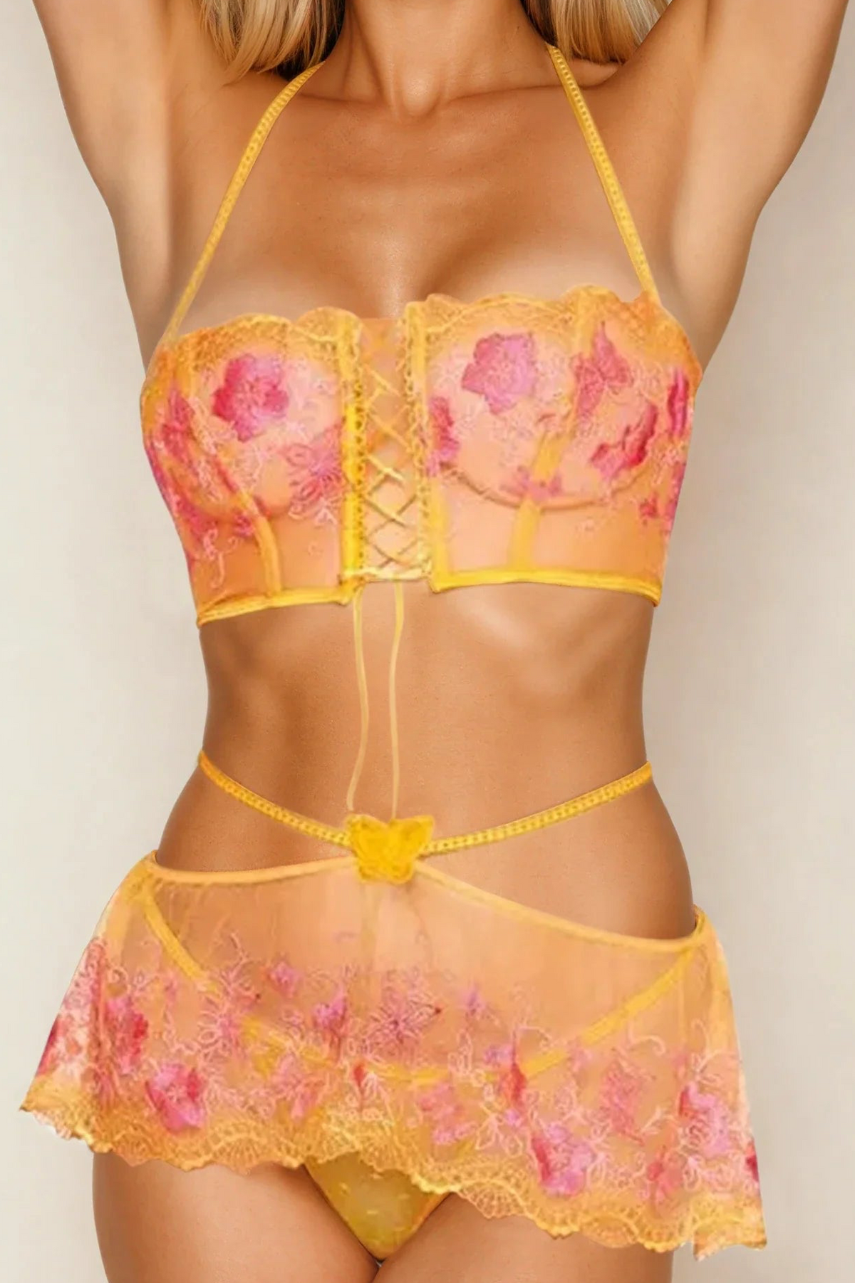 Butterfly Bustier Set