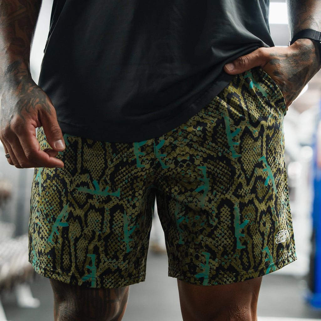 Lethal Venom printed Men's Performance Training Shorts | 5.5"