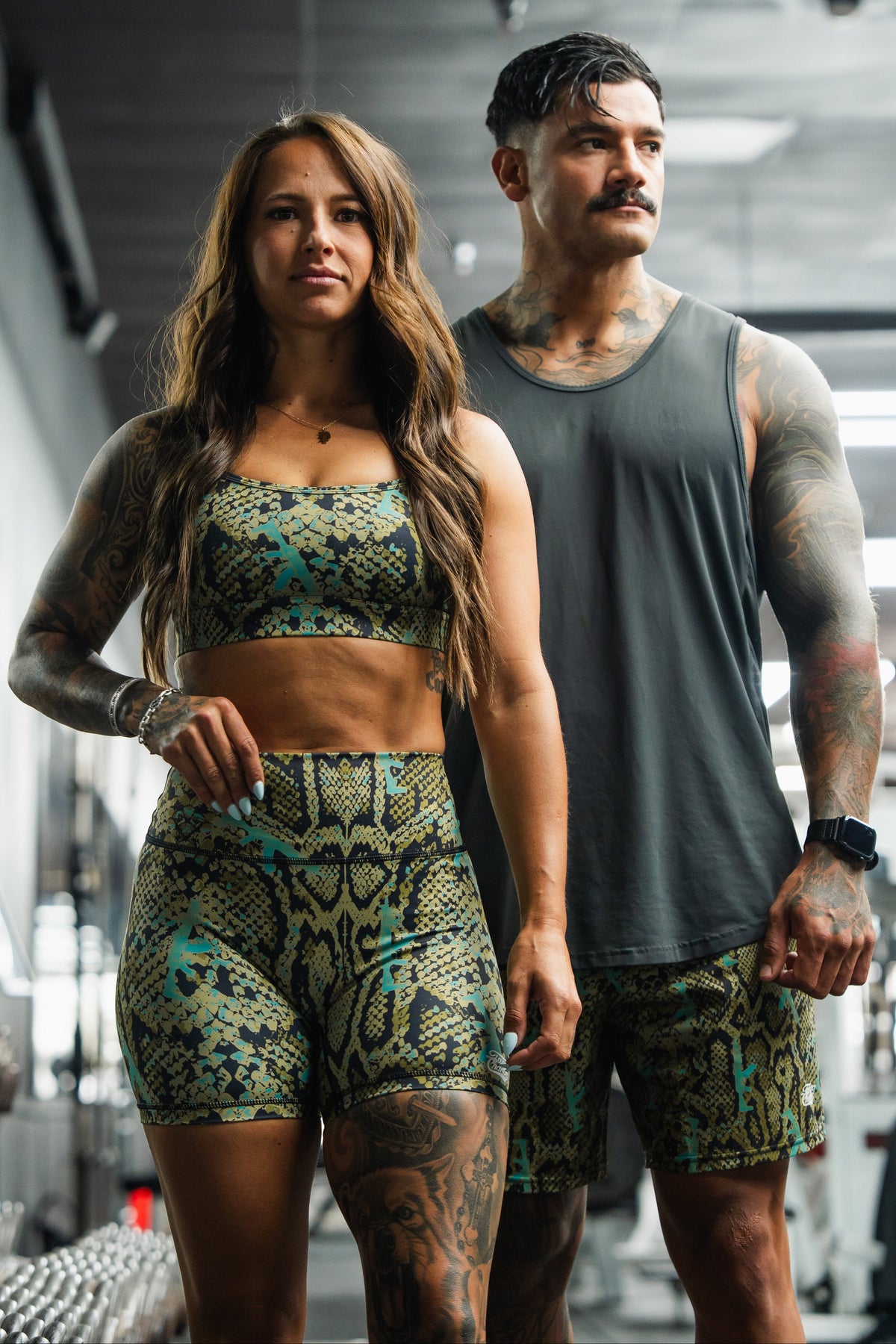 Lethal Venom printed Straight Strap Sports Bra |