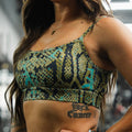 Lethal Venom printed Straight Strap Sports Bra |