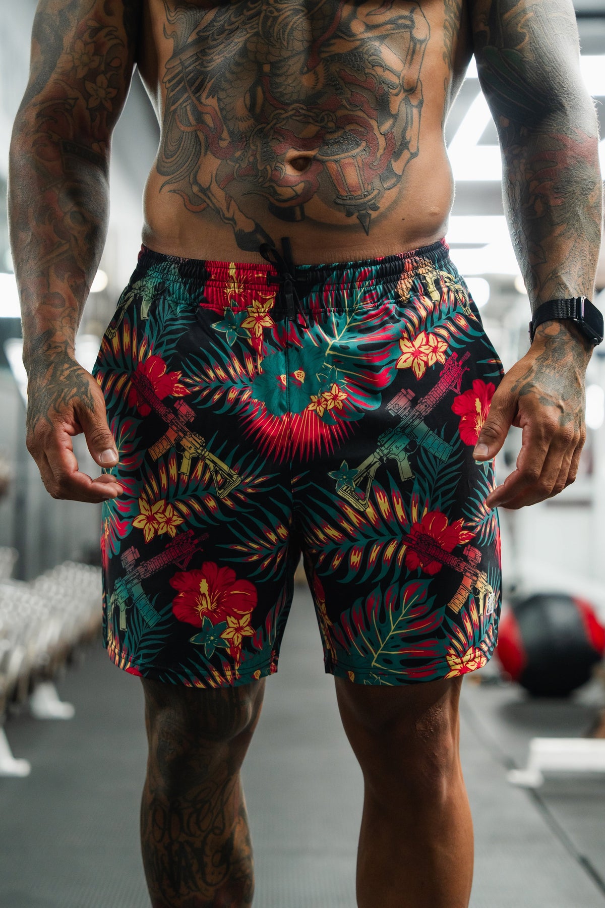 Tropical Assassin Men's Performance Training Shorts | 5.5"