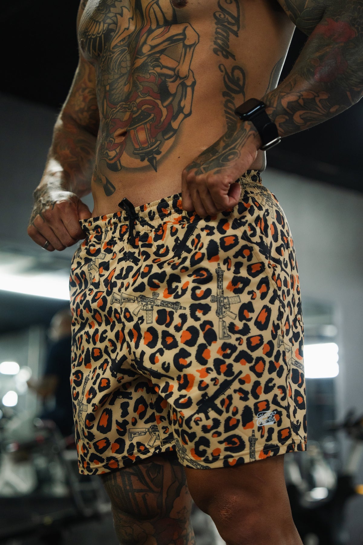 Loaded Leopard printed Men's Performance Training Shorts | 5.5"