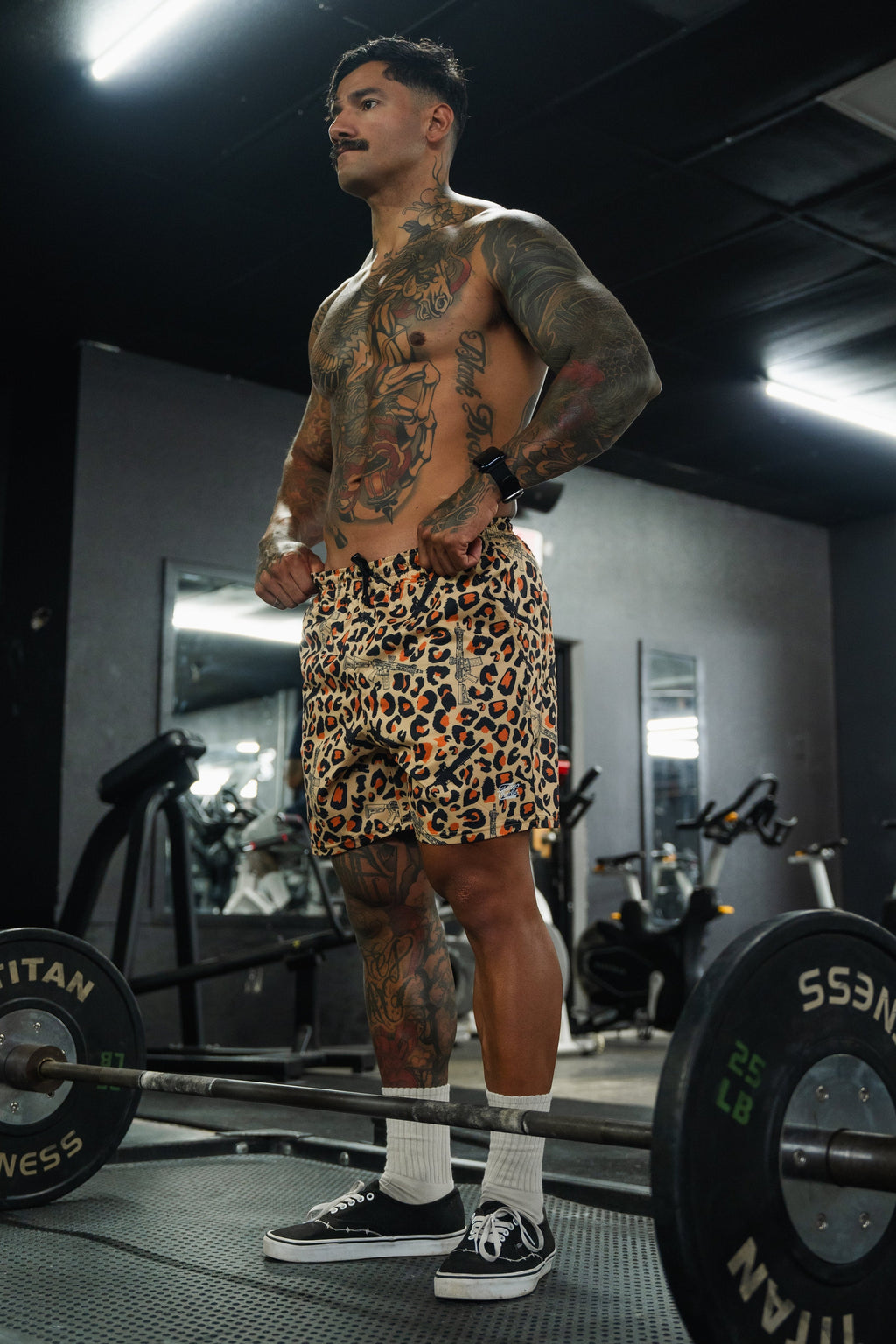 Loaded Leopard printed Men's Performance Training Shorts | 5.5"