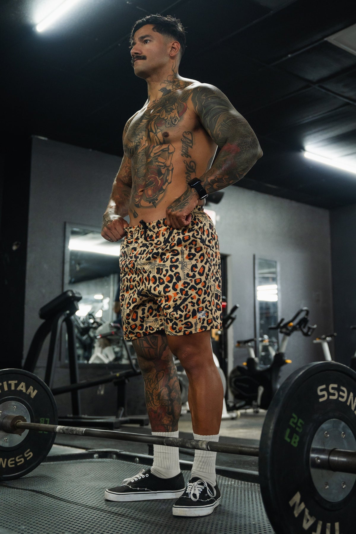 Loaded Leopard printed Men's Performance Training Shorts | 5.5"