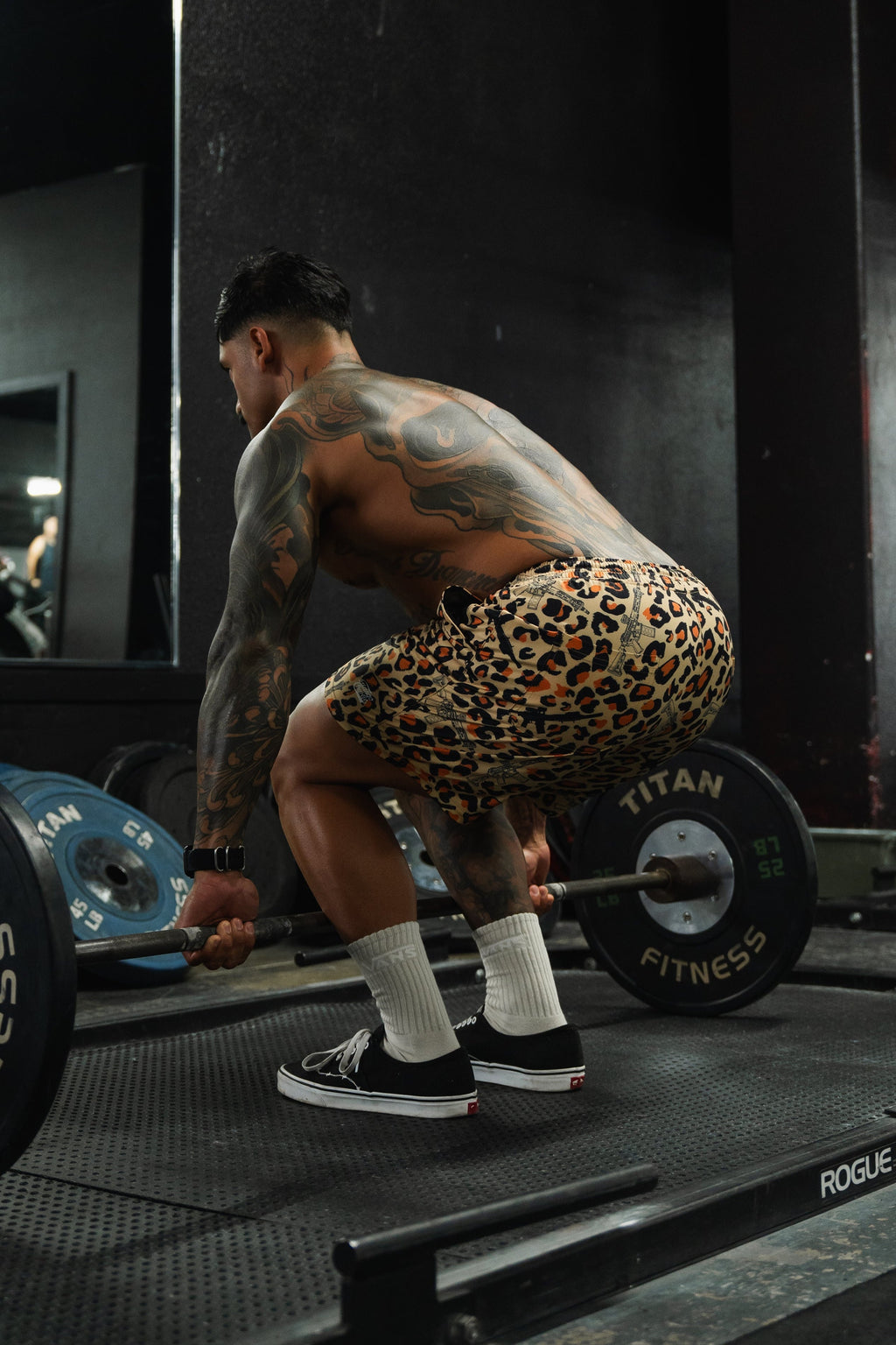 Loaded Leopard printed Men's Performance Training Shorts | 5.5"