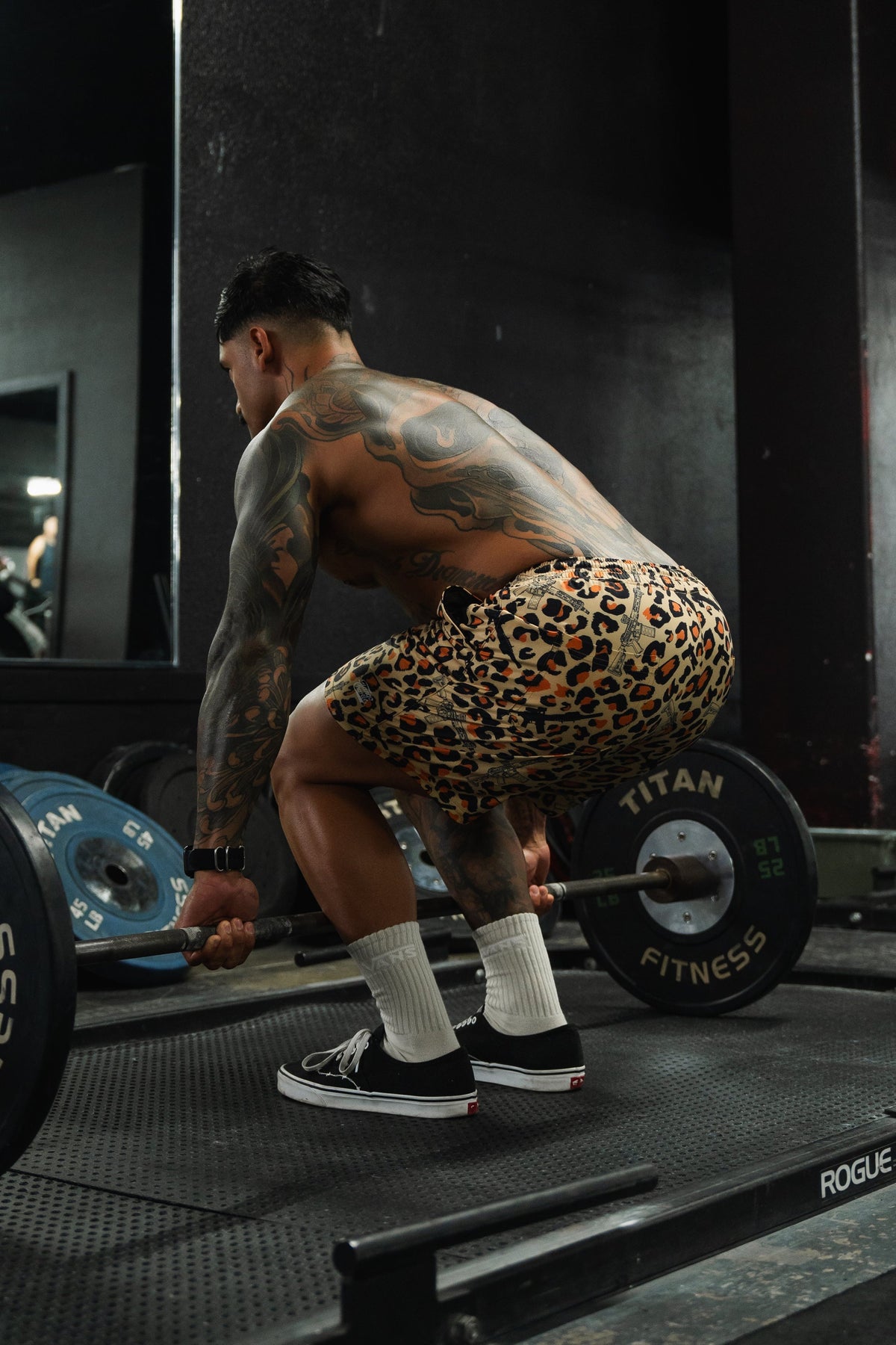 Loaded Leopard printed Men's Performance Training Shorts | 5.5"