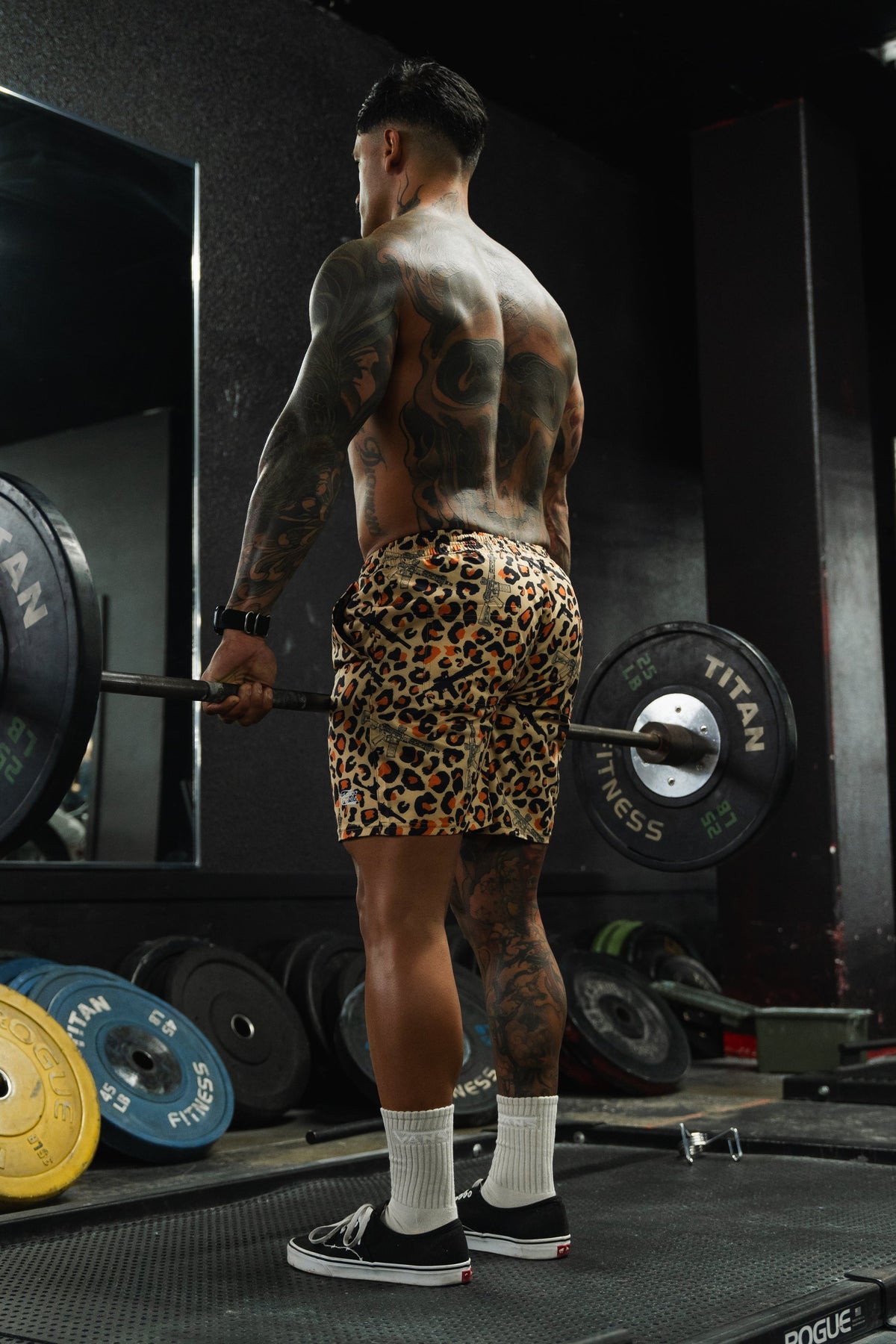 Loaded Leopard printed Men's Performance Training Shorts | 5.5"