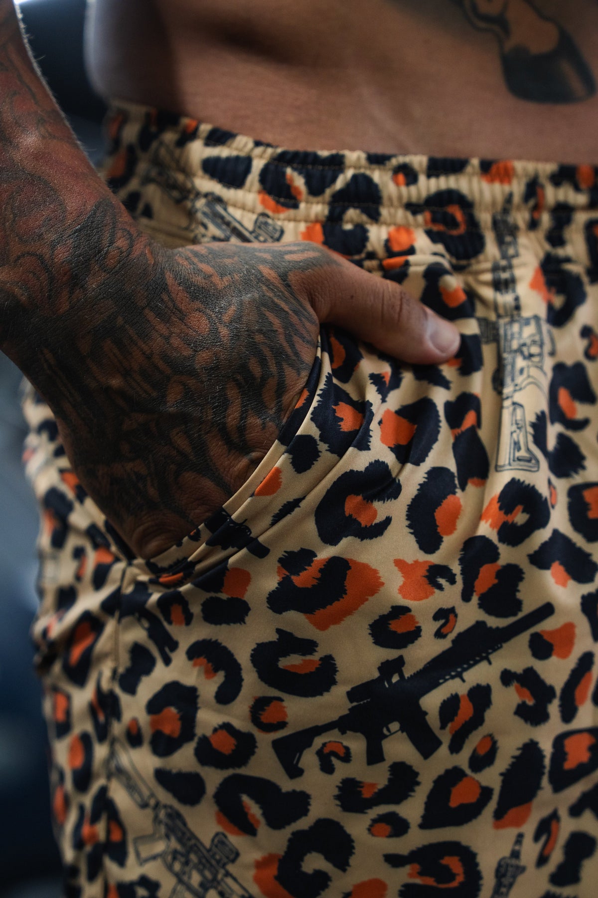Loaded Leopard printed Men's Performance Training Shorts | 5.5"