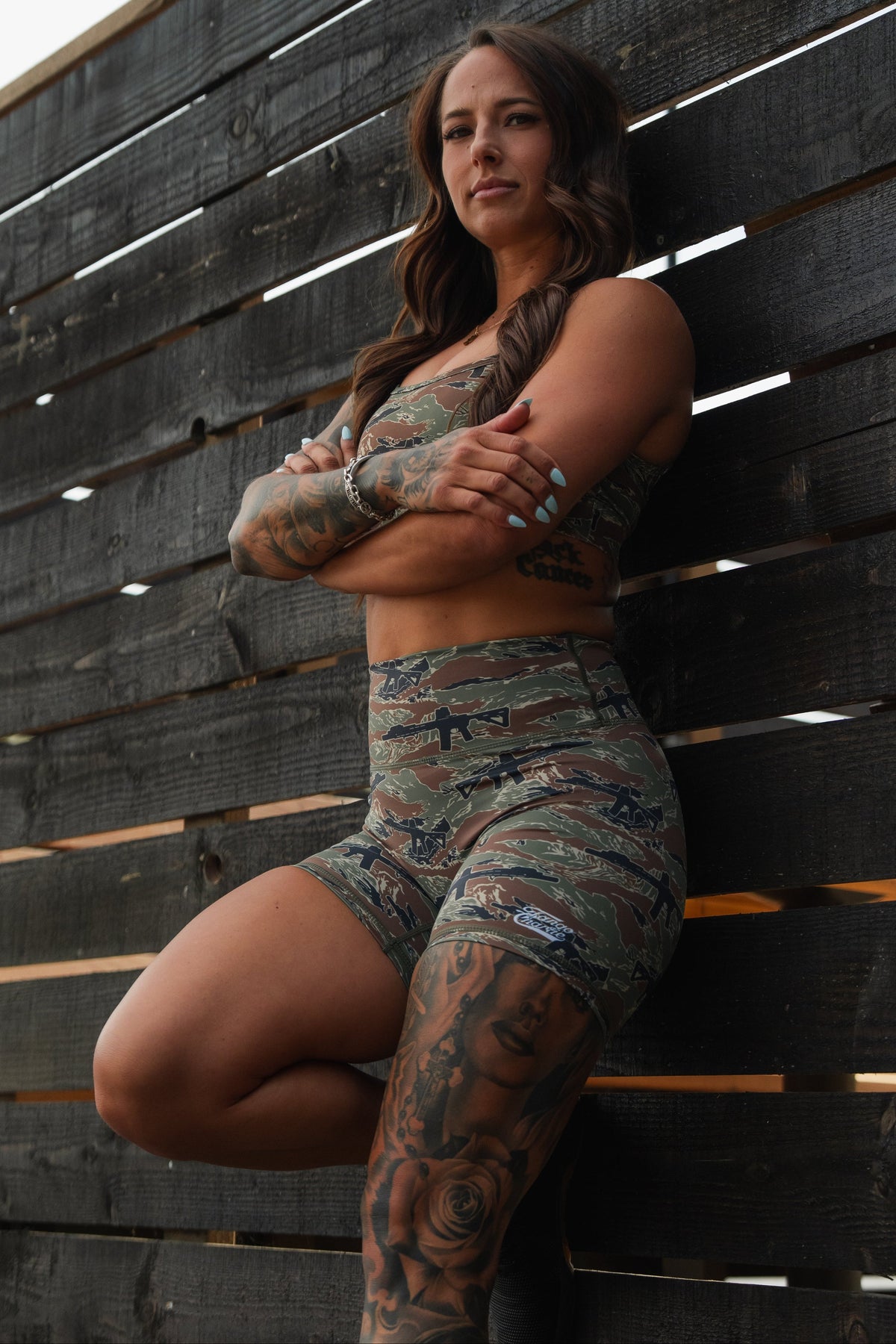 Snipes & Stripes-Straight Strap Sports Bra |