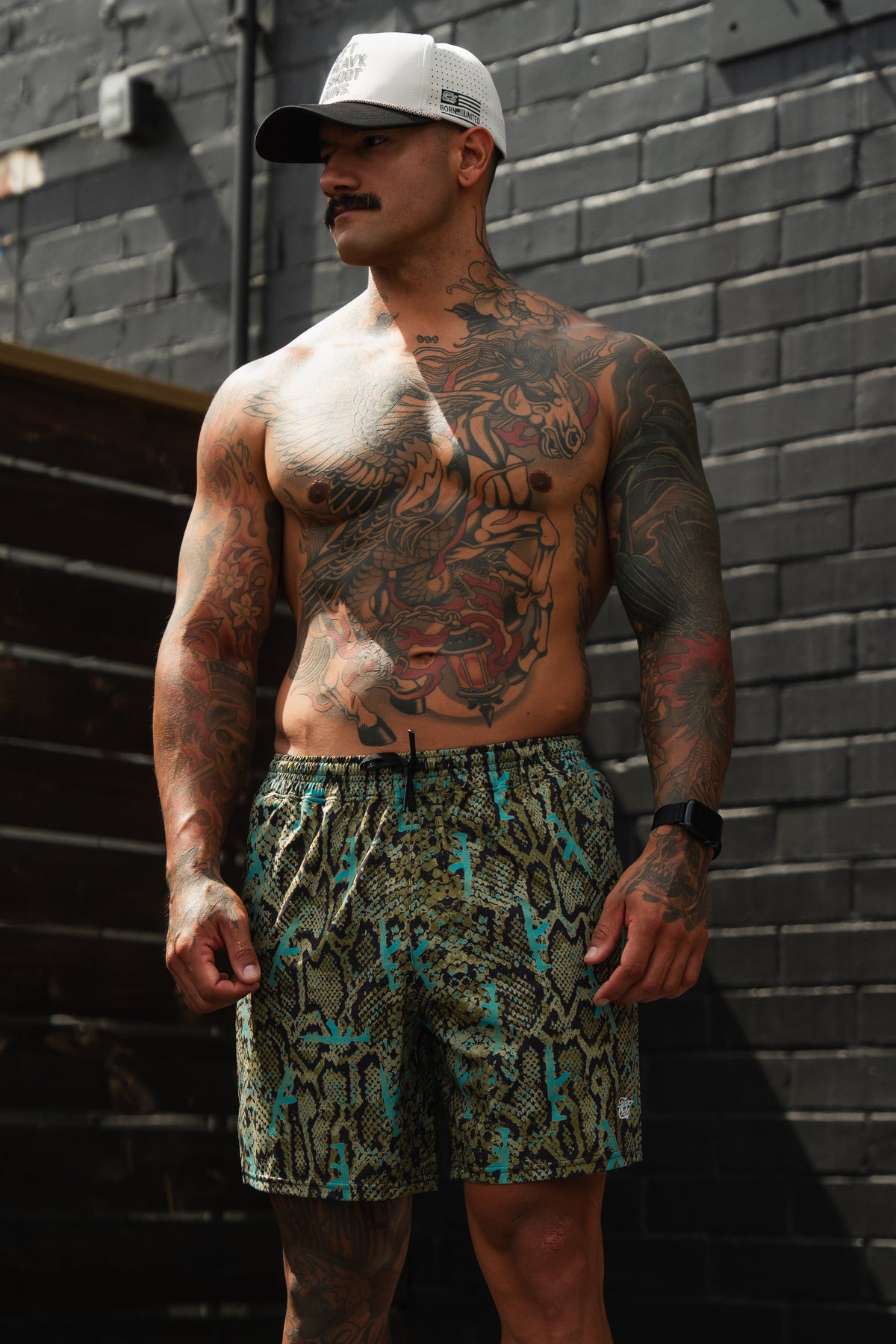 Lethal Venom printed Men's Performance Training Shorts | 5.5"
