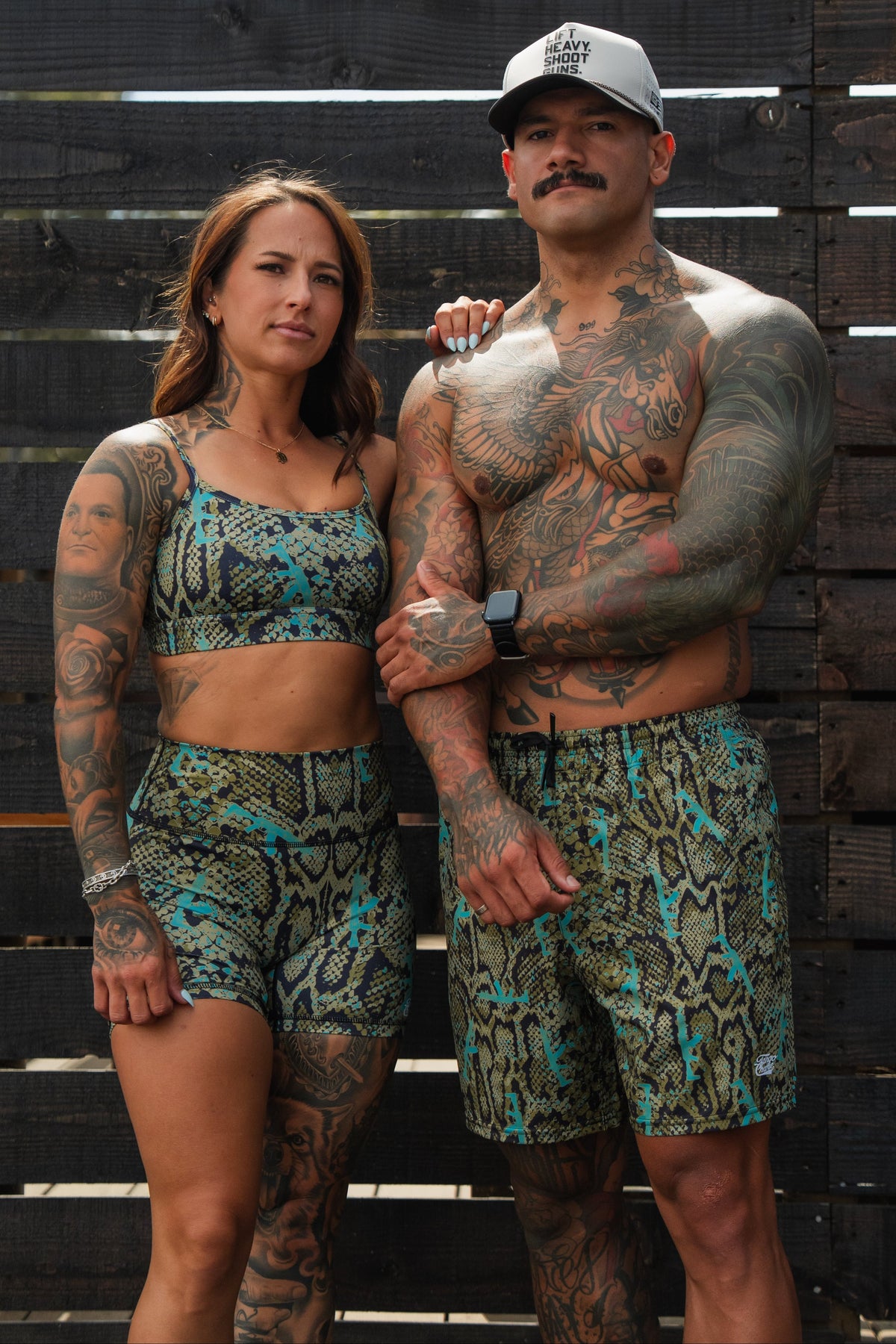 Lethal Venom printed Women's High-Waisted Seamless Front Compression Training Shorts |