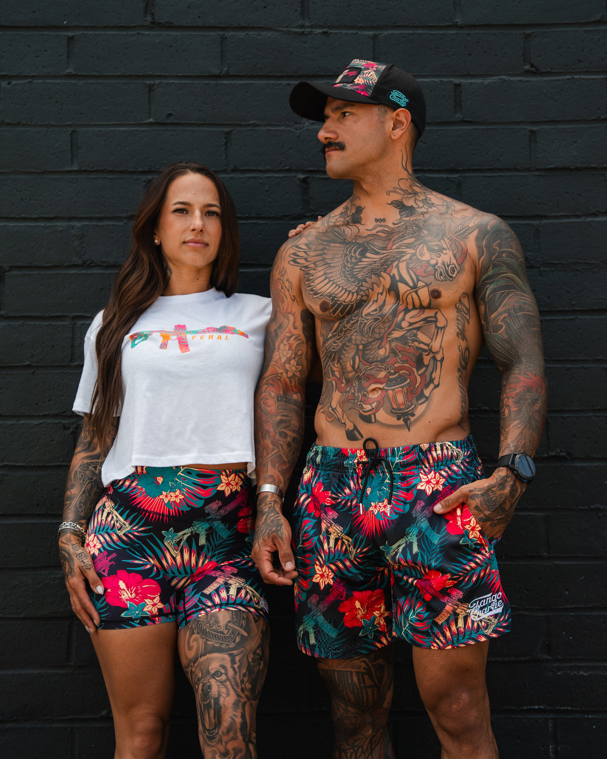 Tropical Assassin printed Men's Mesh Lifestyle Shorts | 5.5" Unisex