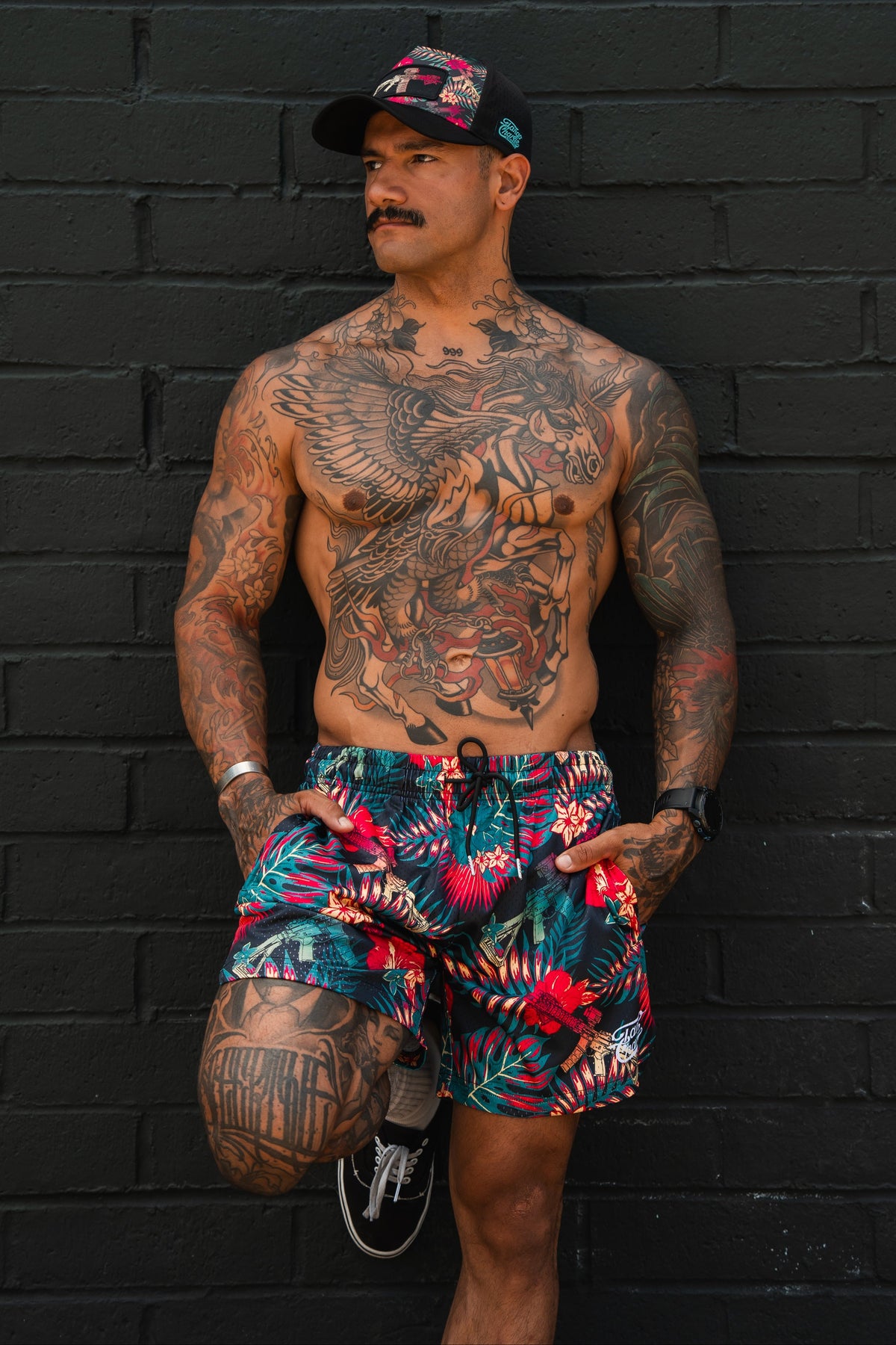 Tropical Assassin printed Men's Mesh Lifestyle Shorts | 5.5" Unisex