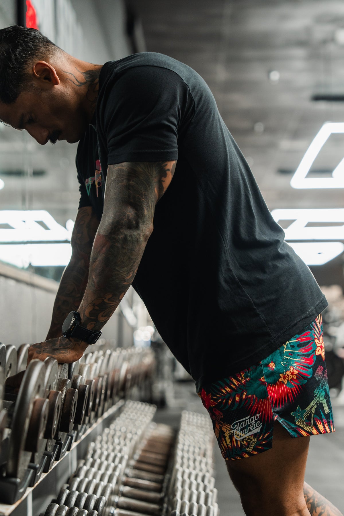 Tropical Assassin printed Men's Mesh Lifestyle Shorts | 5.5" Unisex