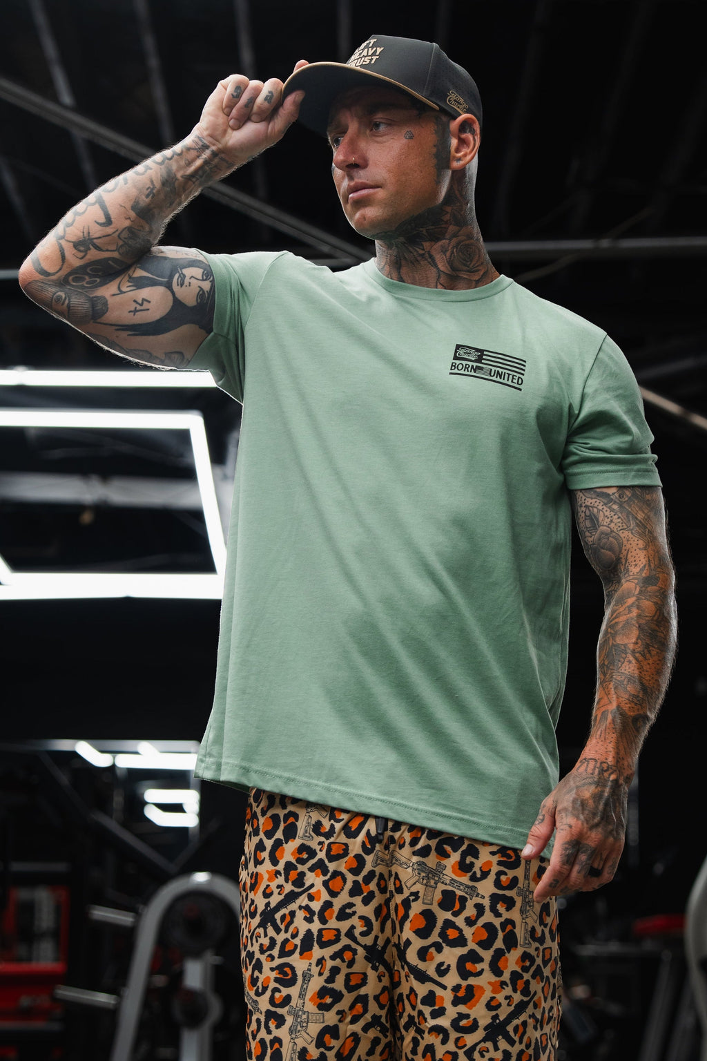 Loaded Leopard LHSG - Seafoam Green Tee MENS UNISEX