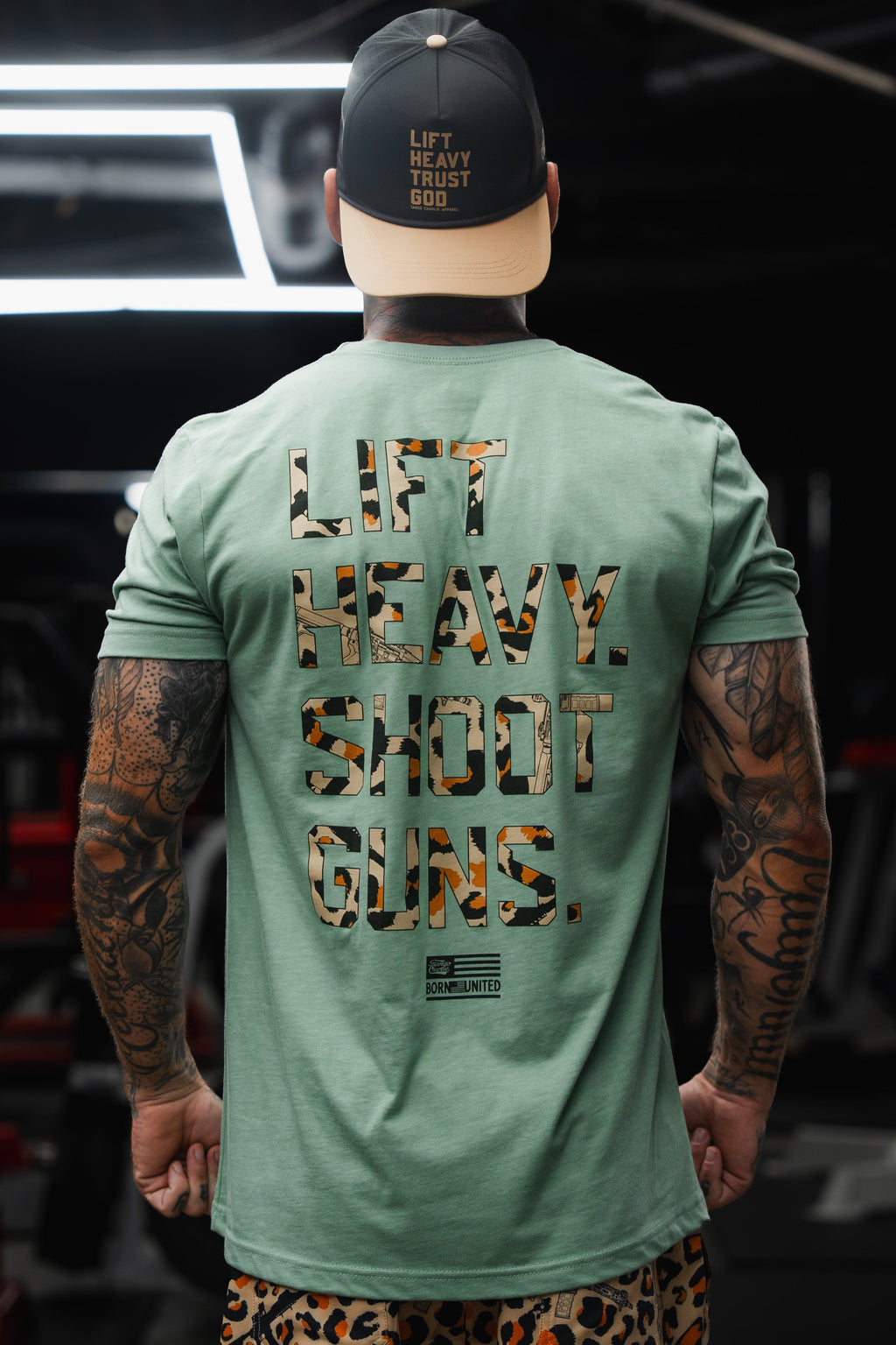 Loaded Leopard LHSG - Seafoam Green Tee MENS UNISEX