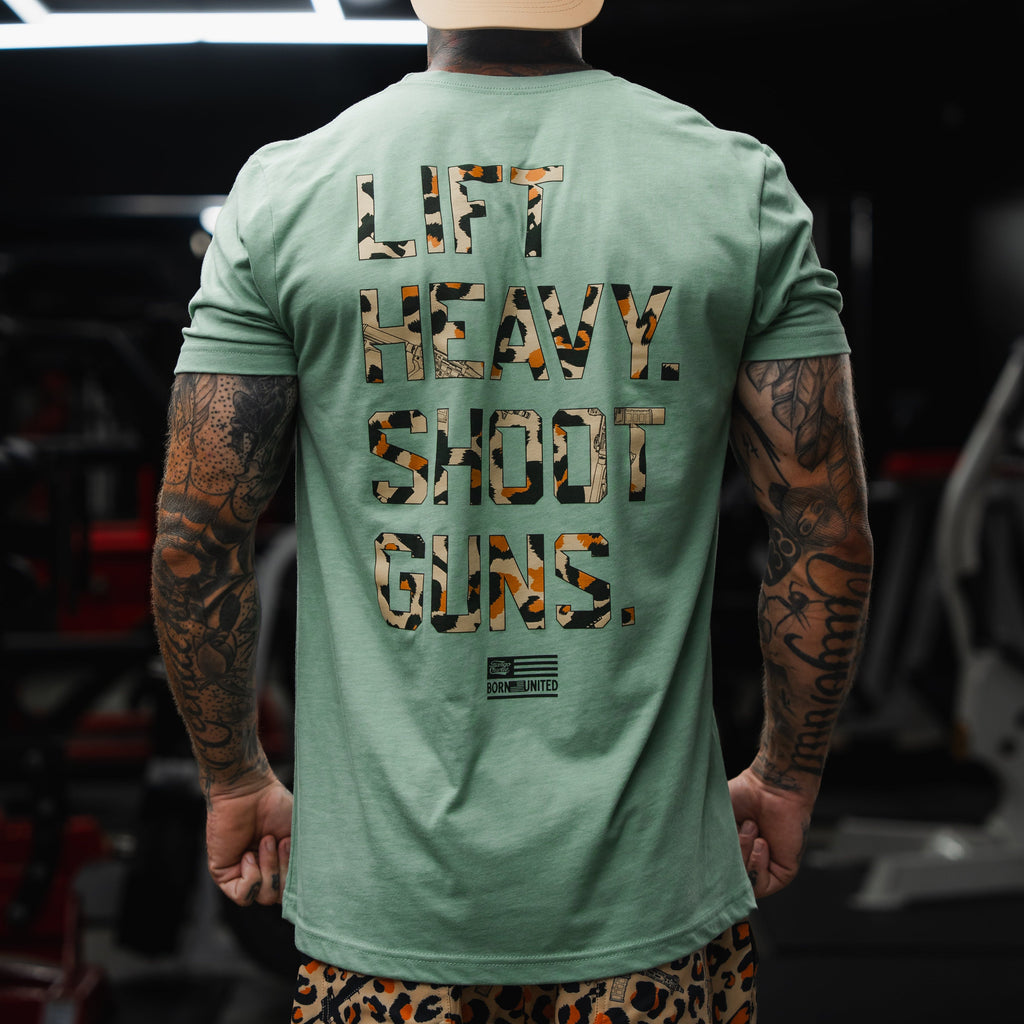Loaded Leopard LHSG - Seafoam Green Tee MENS UNISEX