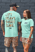 Loaded Leopard LHSG - Seafoam Green Tee MENS UNISEX