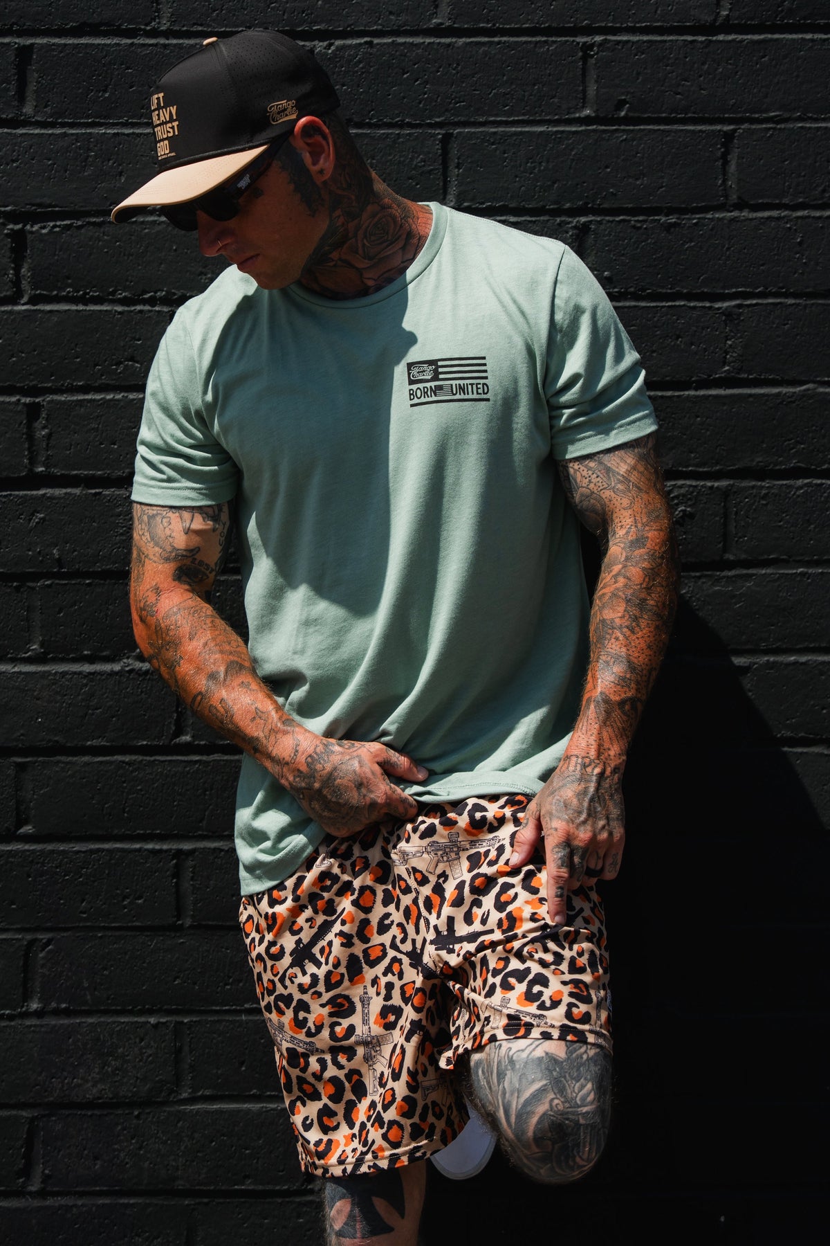 Loaded Leopard LHSG - Seafoam Green Tee MENS UNISEX