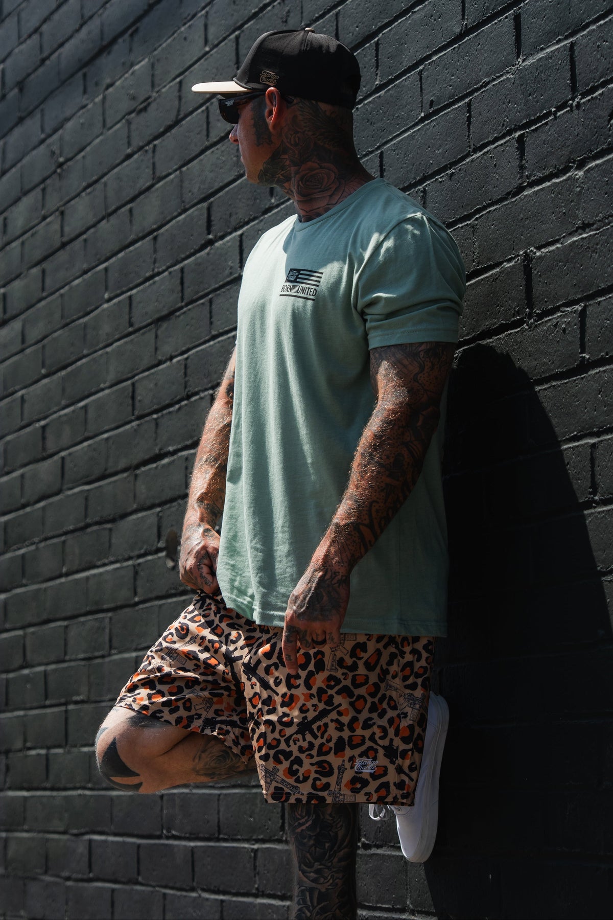 Loaded Leopard LHSG - Seafoam Green Tee MENS UNISEX