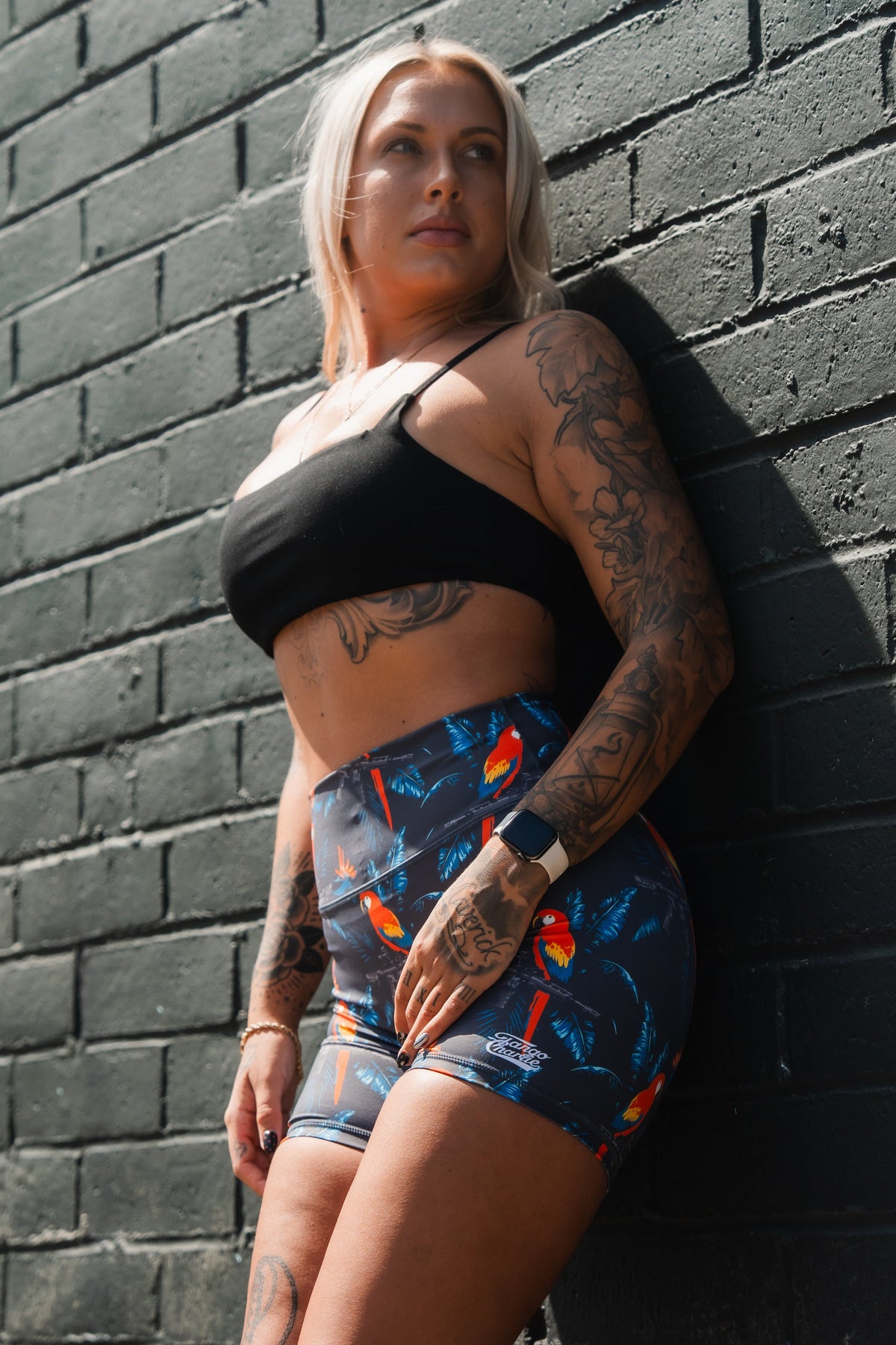 High-Waisted Seamless Front COMPRESSION Training Shorts | Polly's Packing