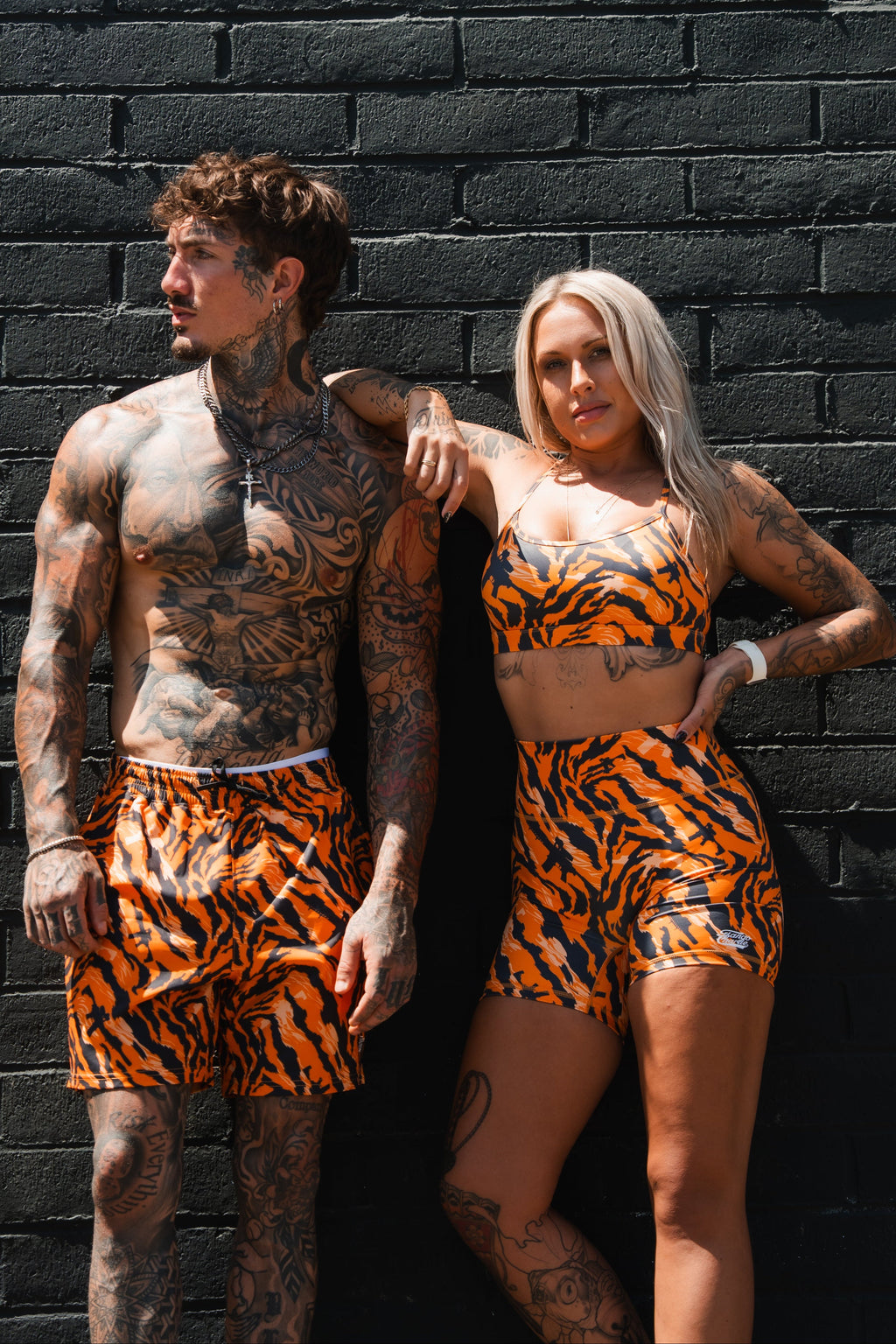 🐅Tiger Snipe printed Y-Back Sports Bra |🐅