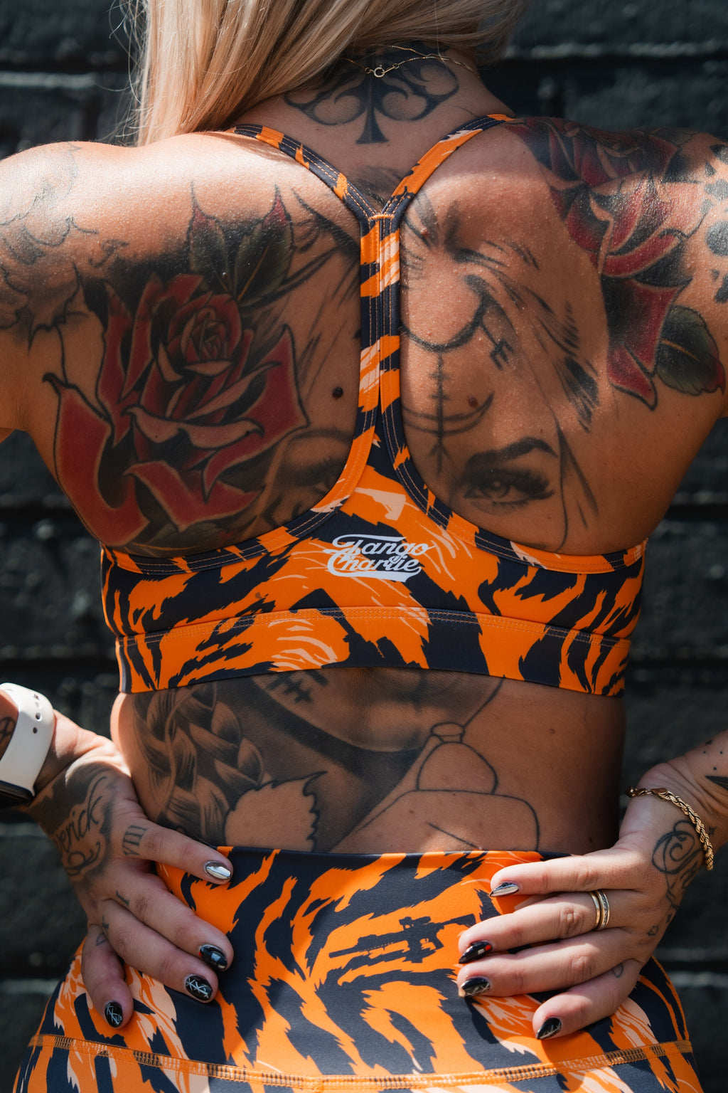 🐅Tiger Snipe printed Y-Back Sports Bra |🐅