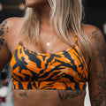 🐅Tiger Snipe printed Y-Back Sports Bra |🐅