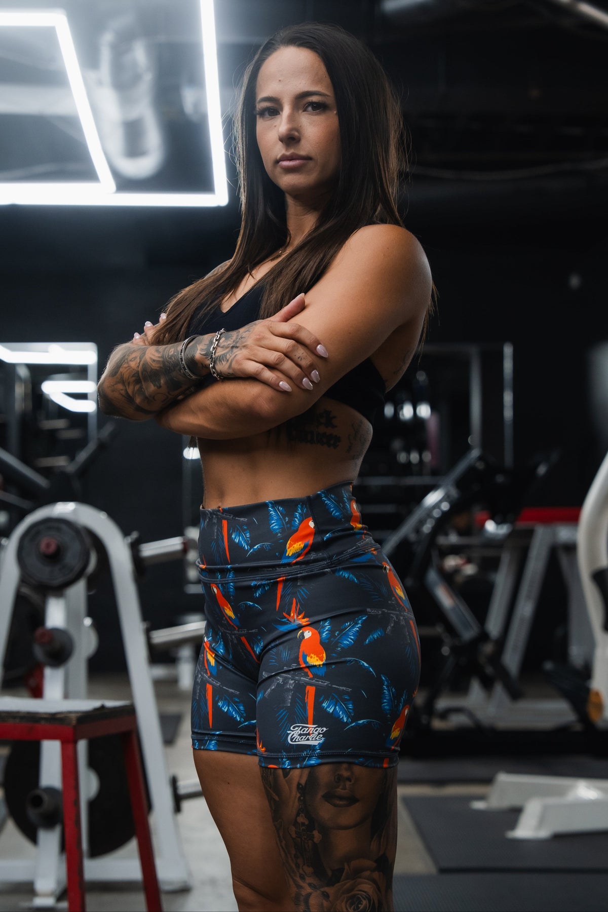 High-Waisted Seamless Front COMPRESSION Training Shorts | Polly's Packing